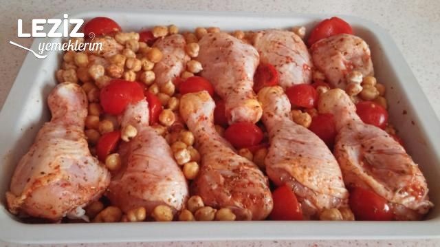 Harika Nohutlu Domatesli Bagetler