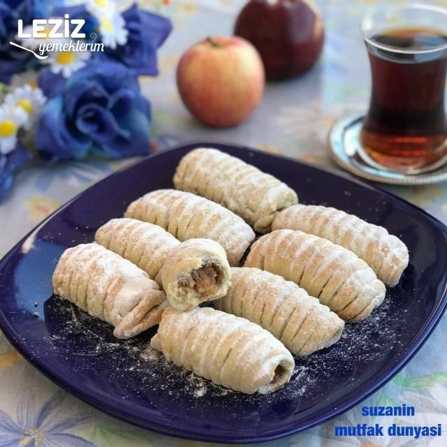 Şekli Şahane Elmalı Kurabiye Tarifi