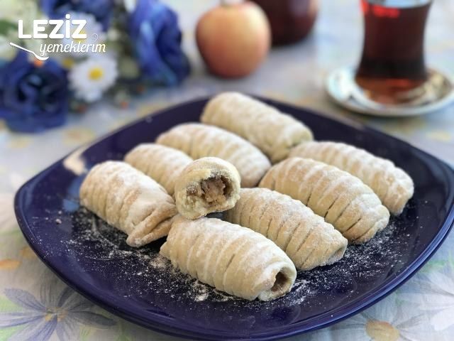 Şekli Şahane Elmalı Kurabiye Tarifi