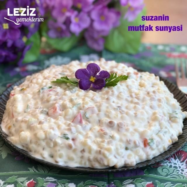 Yoğurtlu Kuskus Salatası Tarifi