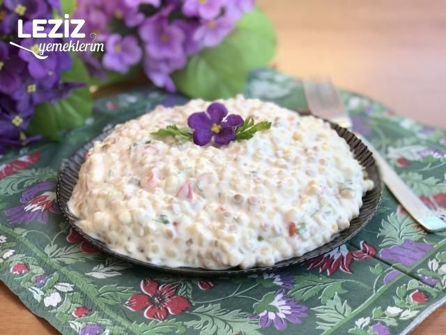 Yoğurtlu Kuskus Salatası Tarifi