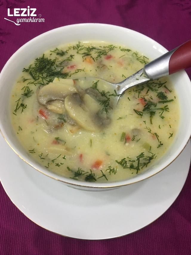 Nefis Sebzeli Mantar Çorbası Tarifi