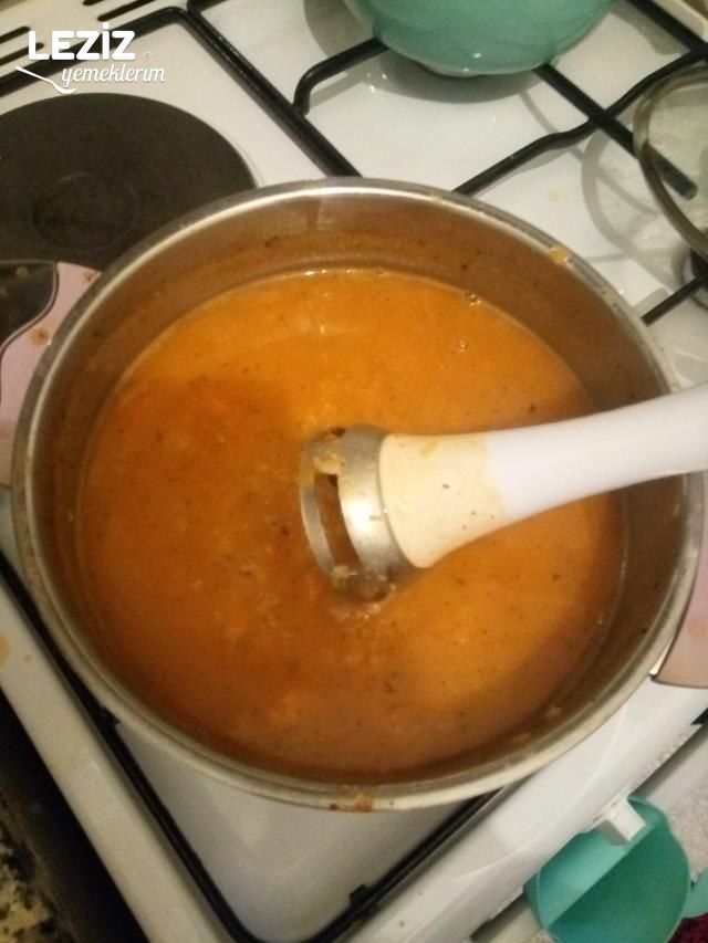 Sebzeli Bol Vitaminli Mercimek Çorbası