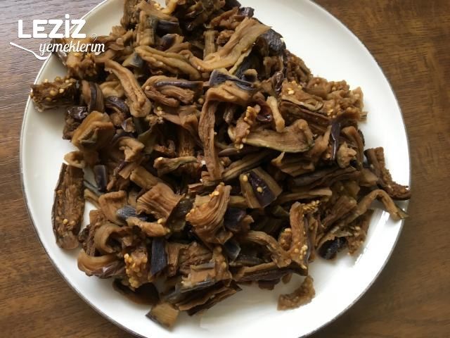 Kuru Patlıcan Ekşilisi (Doğrama)