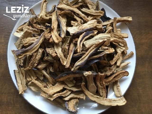 Kuru Patlıcan Ekşilisi (Doğrama)