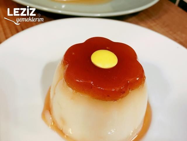 Karamel Soslu Muhallebi (Yumurtasız)