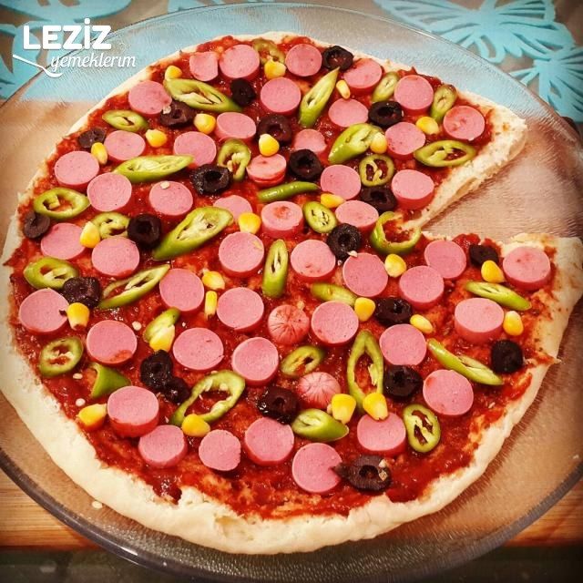 Çok Pratik Bazlamadan Pizza