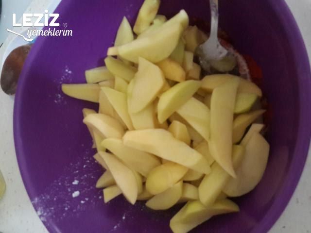 İddialı Soslu Elma Dilim Patates