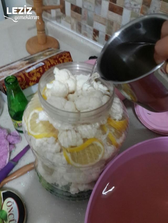 Karnabahar Brokoli Turşusu