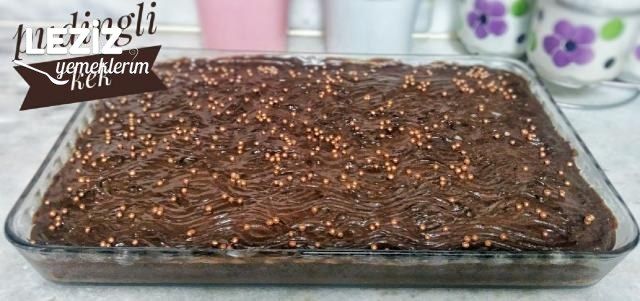 Pudingli Çikolatalı Pasta