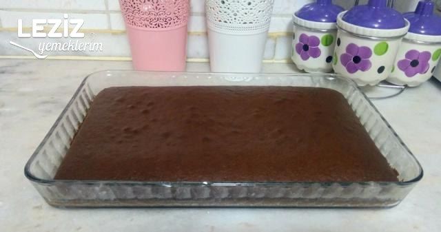 Pudingli Çikolatalı Pasta