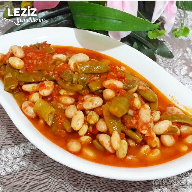 Düdüklüde Barbunyalı Taze Fasülye Yemeği