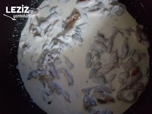 Köri Soslu Mantarlı Tavuklu Tagliatelle