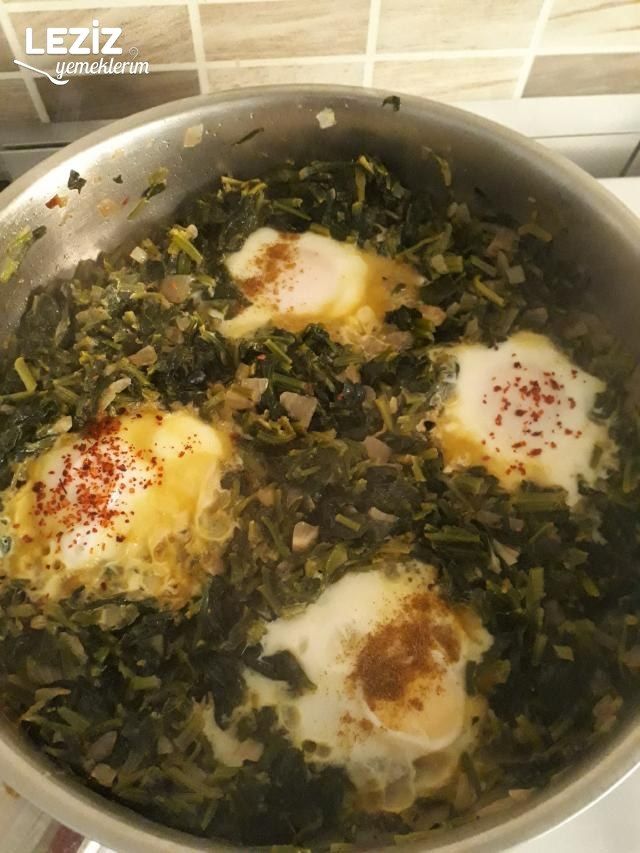 Yumurtalı  Ispanak Tarifi