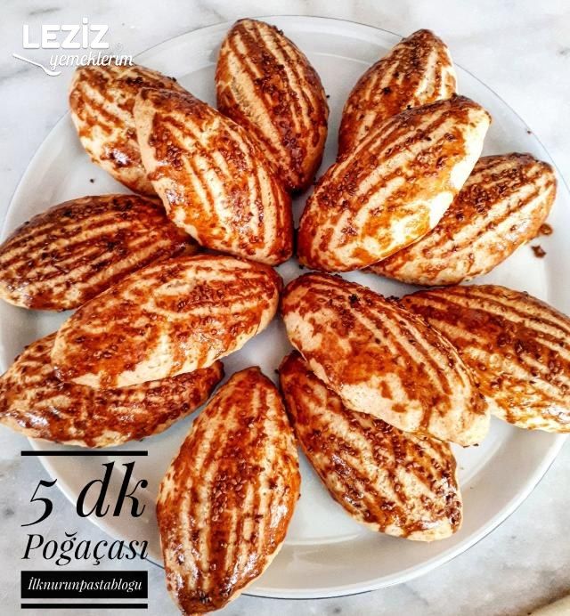 Mayasız 5 Dakika Poğaçası