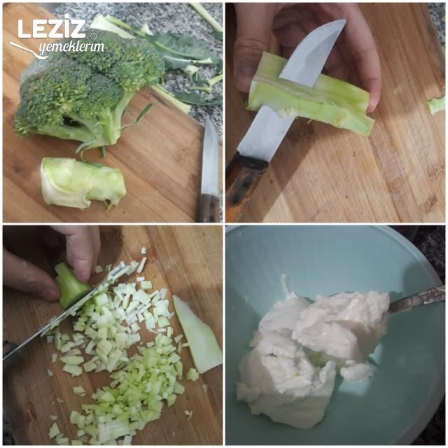 Brokoli Sapı Cacığı Tarifi