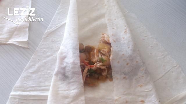 Patlıcanlı Börek Yapılışı