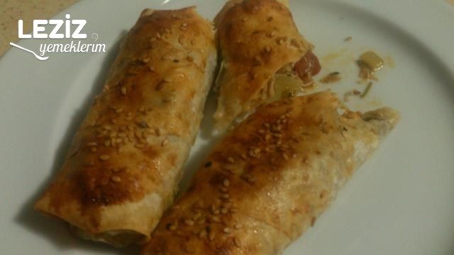 Patlıcanlı Börek Yapılışı
