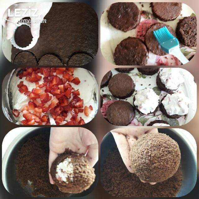 Çilekli Köstebek Pastacıklar