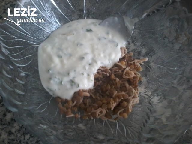 Yoğurtlu Yeşil Mercimekli Doyurucu Salata