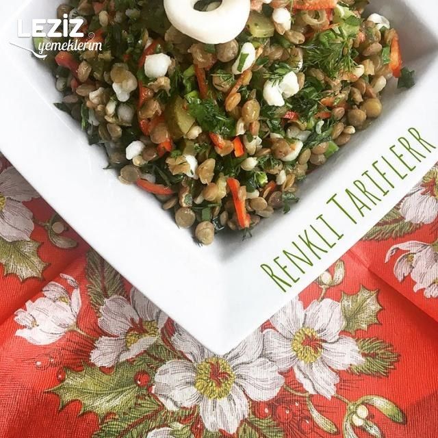 Yeşil Mercimekli Salata