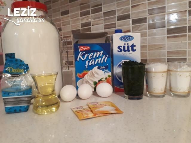 Ispanaklı Pratik Yaş Pasta