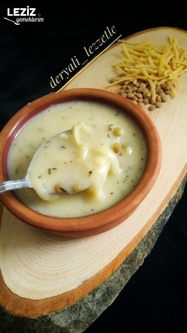 Terbiyeli Yeşil Mercimekli Şehriye Çorbası