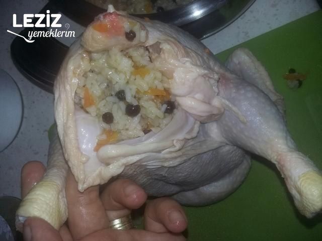 Fırında Tavuk Dolma