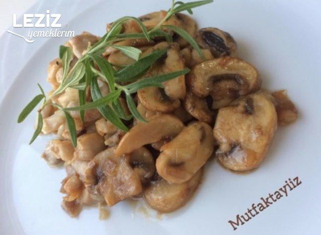 Pratik Mantarlı Tavuk Sote