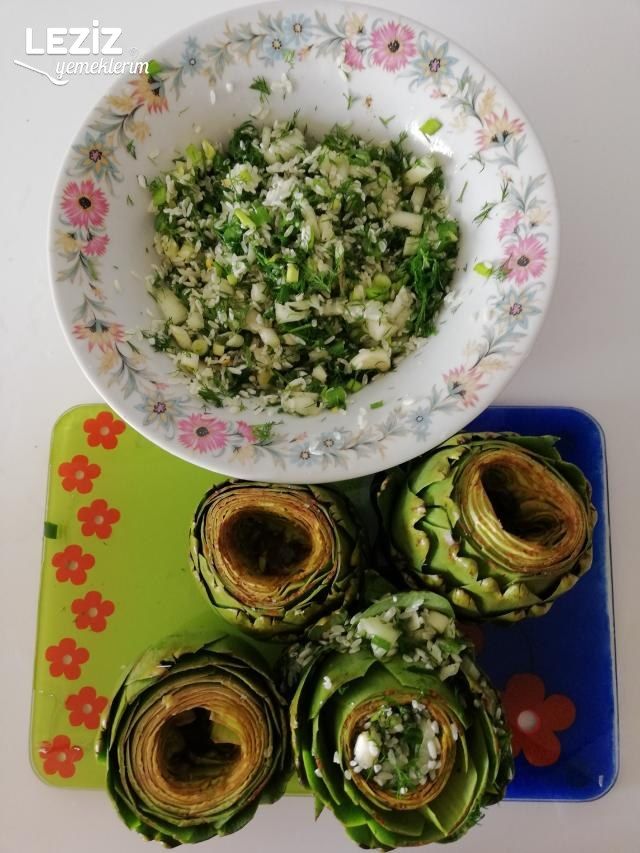 Zeytinyağlı Enginar Dolma Yemeği