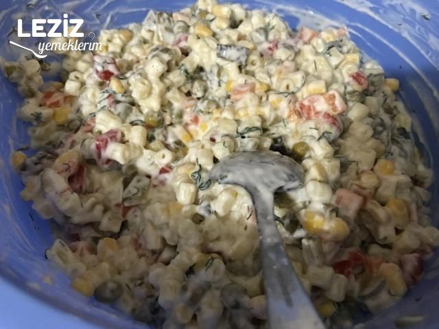 Bol Malzemeli Makarna Salatası