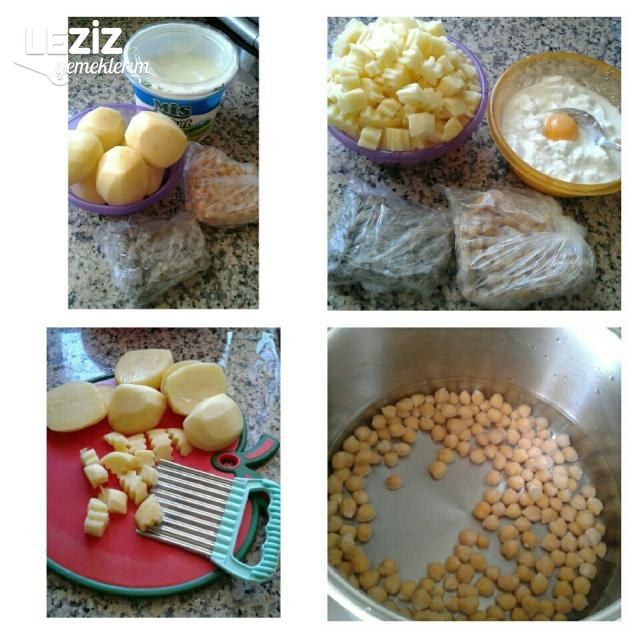 Yoğurtlu Patates Yemeği