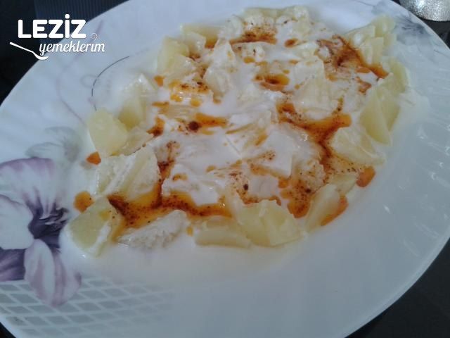 Haşlanmış Patates Yoğurtlaması