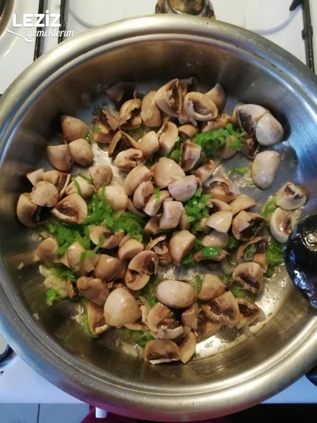 Mantarlı Bulgur Pilavı