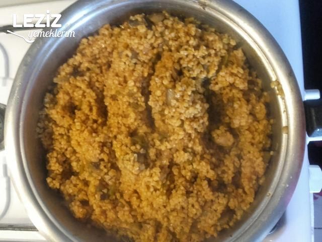 Mantarlı Bulgur Pilavı