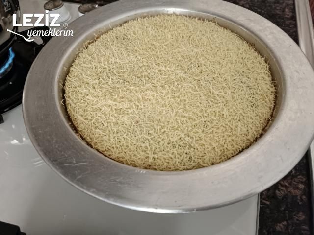 Soğuk Kadayıf Tatlısı Tarifi