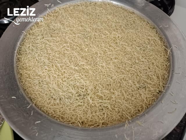 Soğuk Kadayıf Tatlısı Tarifi