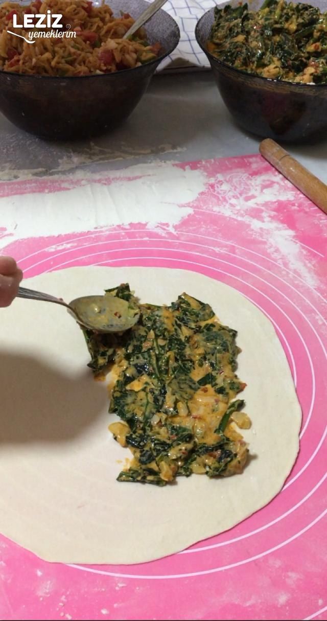 Patatesli Ispanaklı Sac Böreği Tarifi
