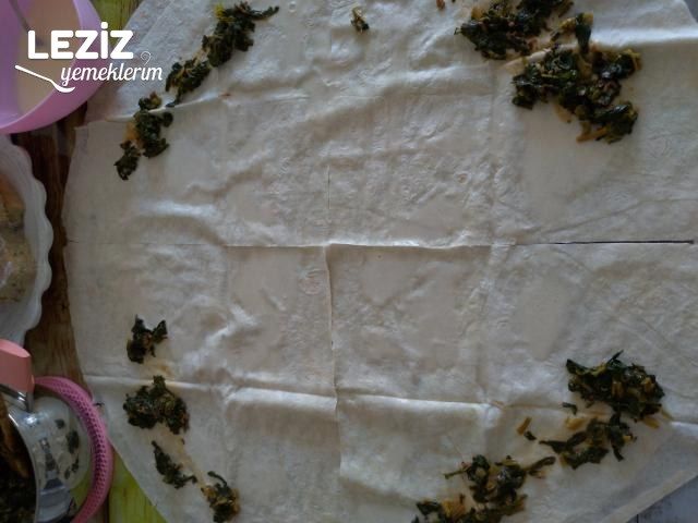 Ispanaklı Gül Börek Tarifi