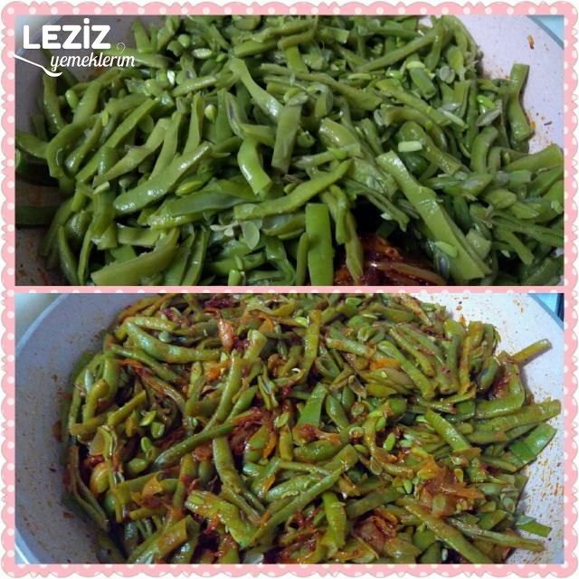 Taze Fasulye Kavurması (Kahvaltılık)