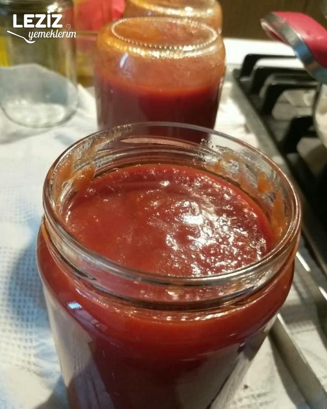 Kışlık Domates Sosu Yapımı