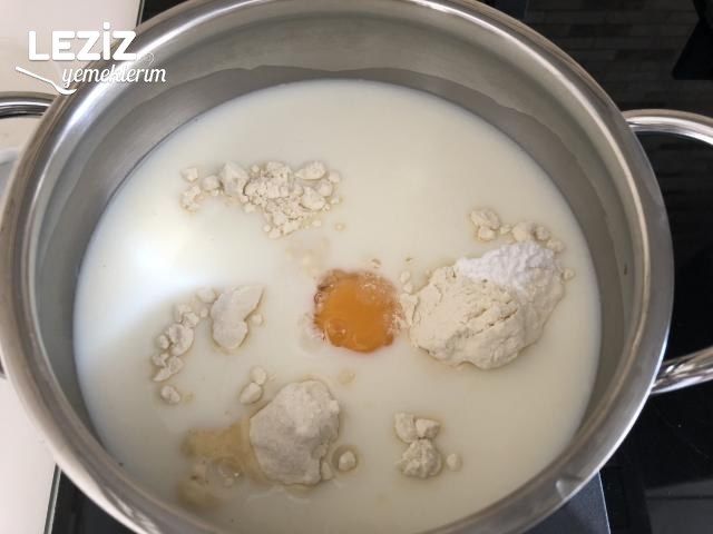 Muhallebili Bisküvi Pastası Tarifi