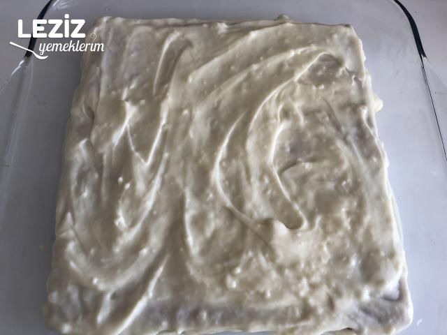 Muhallebili Bisküvi Pastası Tarifi