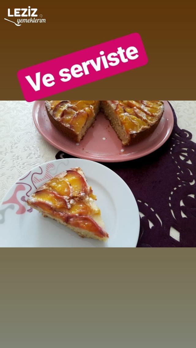 Şeftalili Kek Nasıl Yapılır
