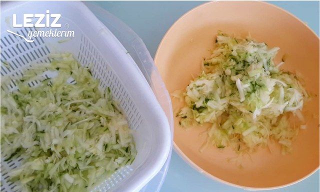 Yoğurtlu Kabak Salatalık Mezesi