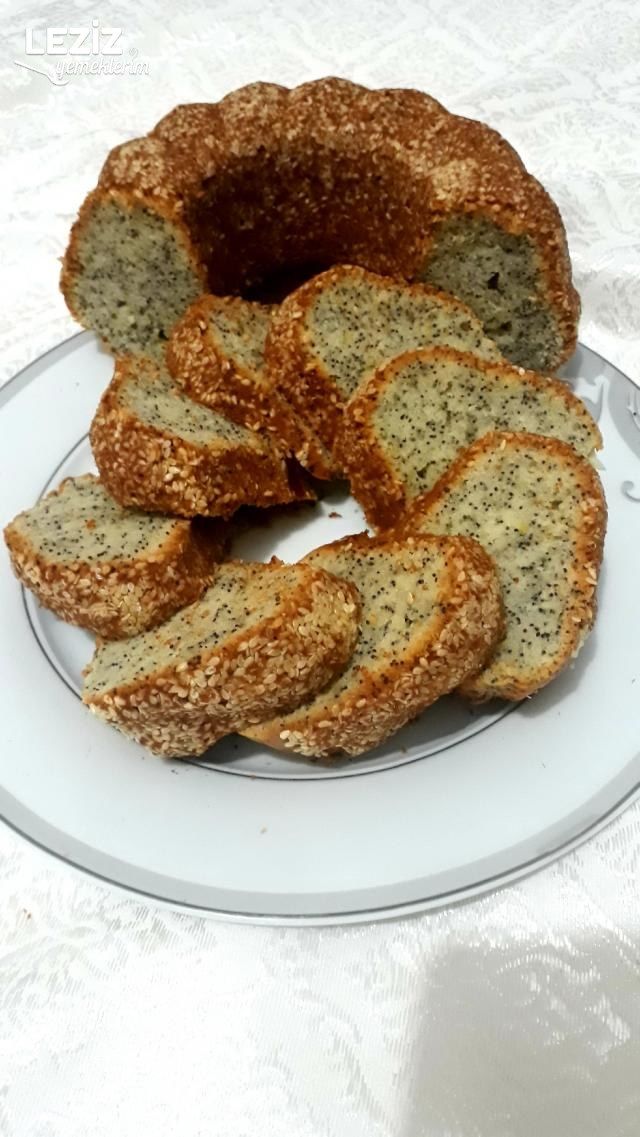 Susam Mantolu Haşhaşlı Kek