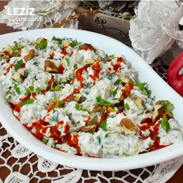 Labneli Köz Patlıcan Salatası
