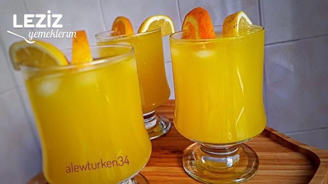 Lezzeti Şahane Portakal Limonatası (2 Litre)
