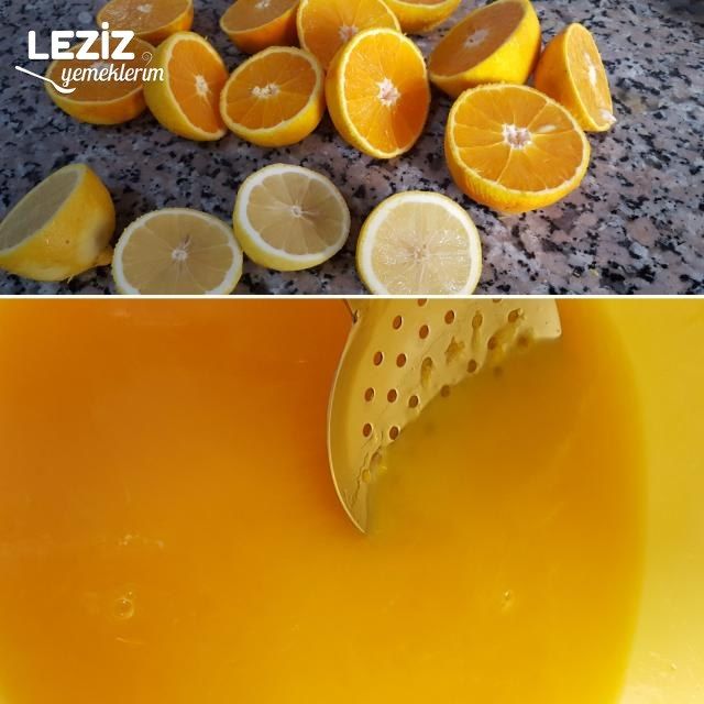Lezzeti Şahane Portakal Limonatası (2 Litre)