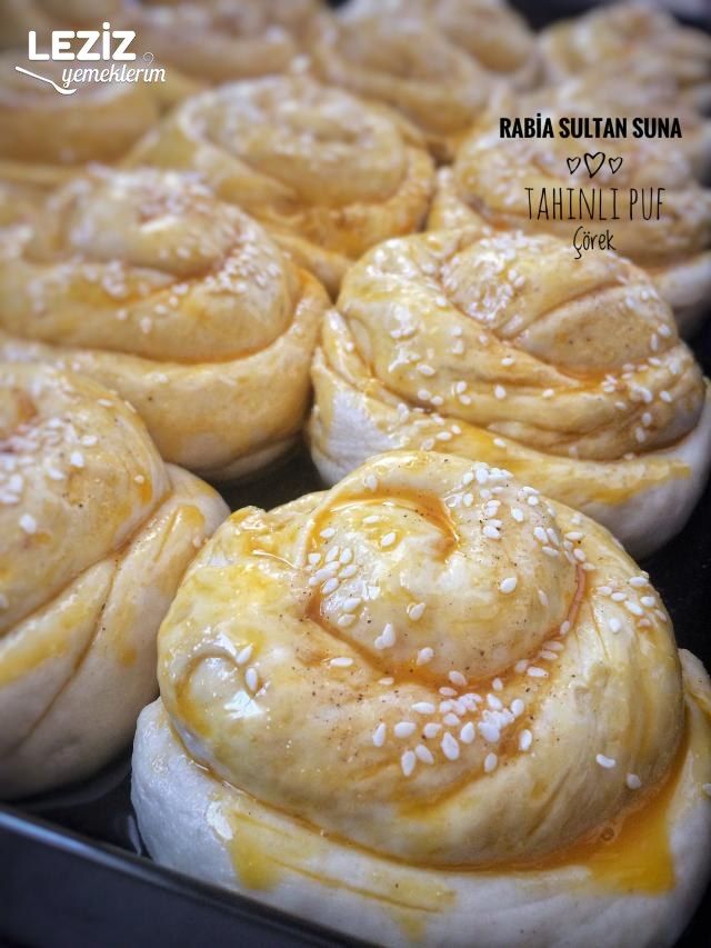 Tahinli Puf Çörek